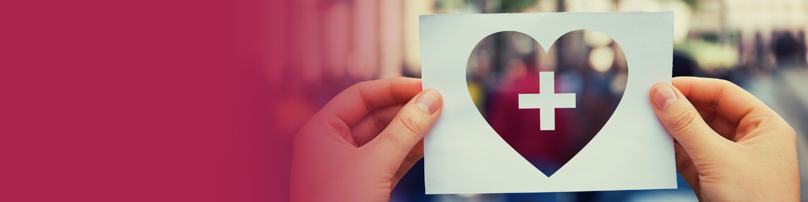 person holding a piece of paper with a heart