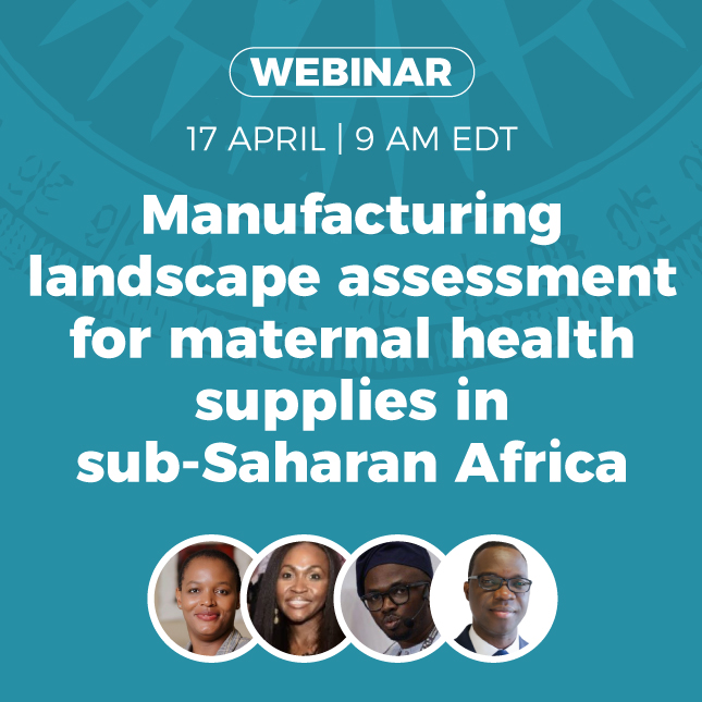 Manufacturing landscape assessment for maternal health supplies in sub-Saharan Africa
