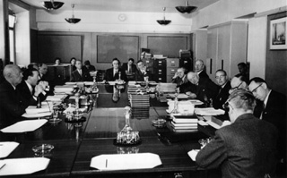 Miller at International Meeting (1950s)