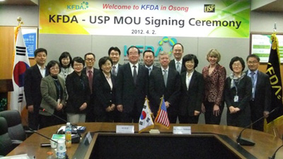 USP-KFDA MOU Signing (2012)