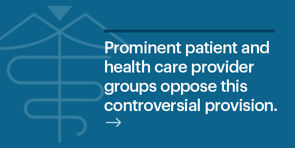 prominent patient safety groups oppose this legislation